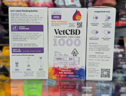 VET CBD 20:1 Regular Strength Tincture 2oz