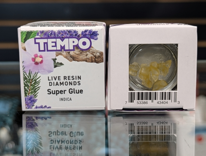 Tempo Live Resin Diamonds Super Glue 1g Concentrate