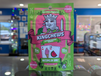 KingChews Watermelon Sorbet 100mg Gummies
