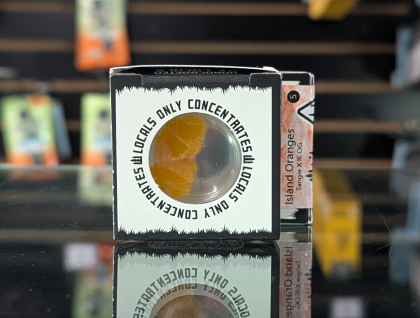 Locals Only island oranges (s)  (wet badder) 1g Concentrate