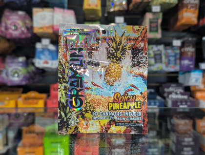 Gramlin Spicy Pineapple 100mg Live Rosin Gummies