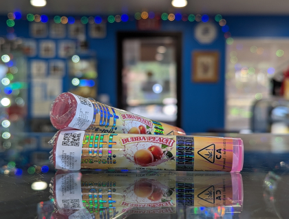 Puff Bubba Peach 1g Diamond Infused Preroll