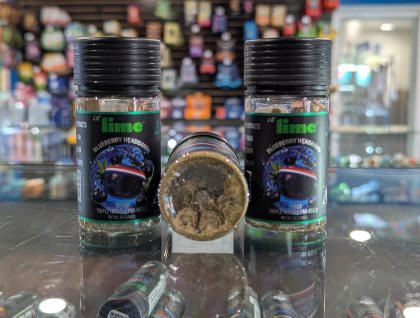 Lil Limes Blueberry Headband Diamond & Hash Infused 3g Preroll 5-pack