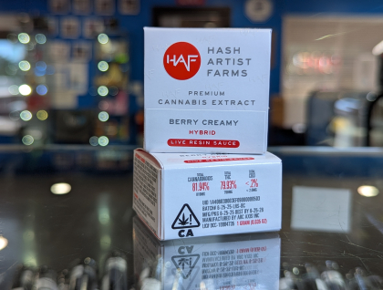 Hash Artist Farms Berry Creamy 1g Live Resin Sauce