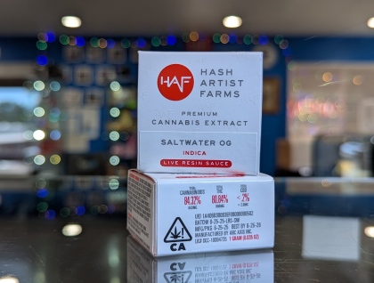 Hash Artist Farms Saltwater OG 1g Live Resin Sauce