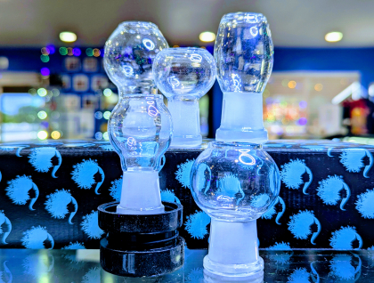 Clear glass dome