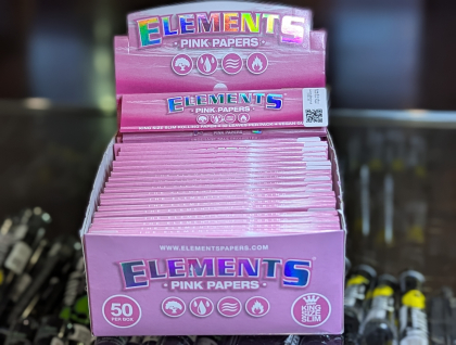 Elements Pink King Slim Ultra Thin Rice Paper