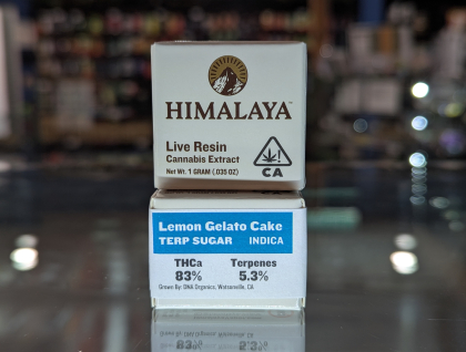 Himalaya Lemon Gelato Cake 1g Live Resin Sugar