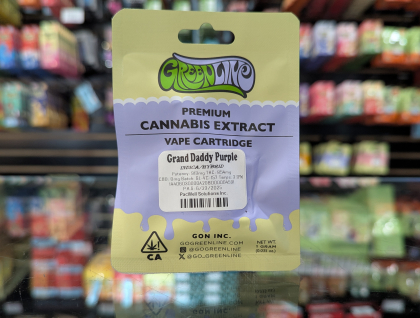 Greenline Grand Daddy Purple 1g Cartridge