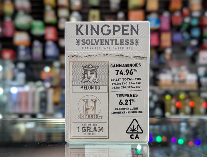Kingpen Melon OG 1g solventless Rosin Cartridge