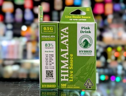 Himalaya Pink Drink .5g Live Resin Cartridge