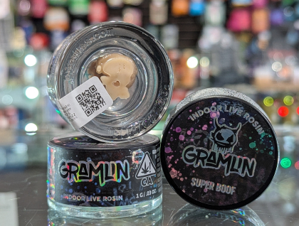 Gramlin Super Boof (indoor live rosin) 1g Concentrate