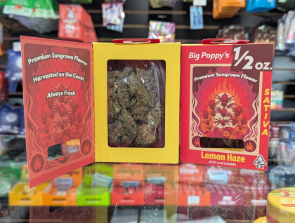 Big Poppy's Lemon Haze 1/2oz Flower