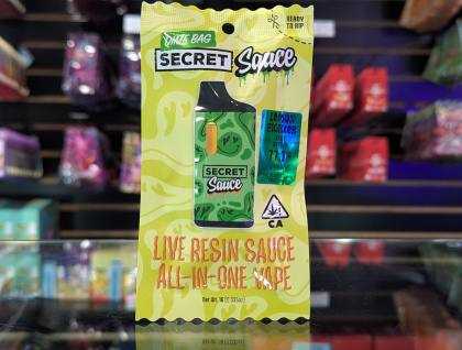 Dime Bag Lemon Fighter 1g Live Resin All in One