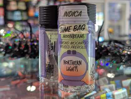 Dime Bag Moonbeams 2.5g Northern Lights Infused Preroll 5pk