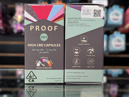 Proof 20:1 CBD 30ct Pills/Tablets