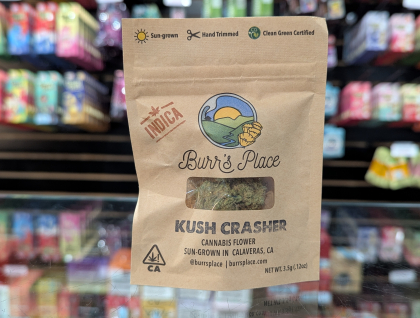 Burr's Place Kush Crasher 3.5g Flower
