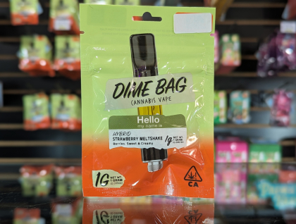Dime Bag Strawberry Meltshake 1g Cartridge