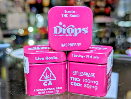Drops CBD 1:2 Raspberry Parfait 2pc Gummies