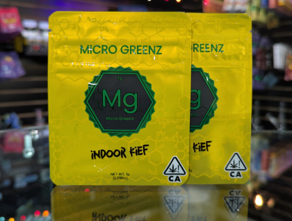 Micro Greenz Carbon fiber 1g Kief Concentrate