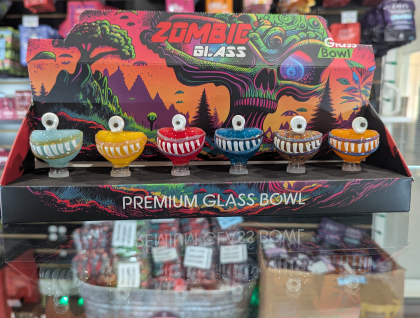 Zombie Fancy Glass Bowl (WHP-859)