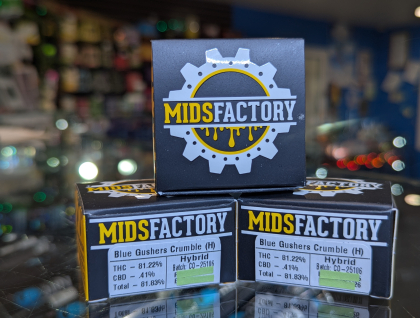 Midsfactory Blue Gushers 1g Crumble Concentrate