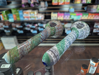 6" Color Heavy Duty Glass Pipe (61334)