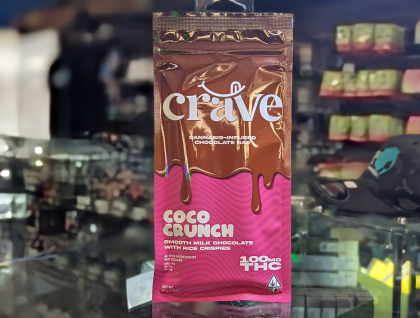 Crave Coco Crunch 100mg Chocolate bar Edibles