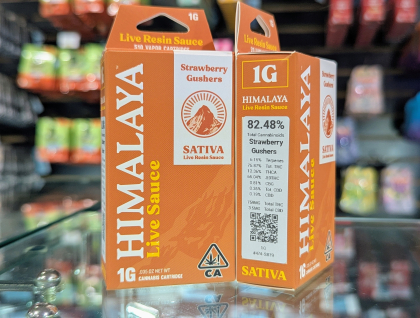 Himalaya Strawberry Gushers 1g Live Resin Sauce Cartridge