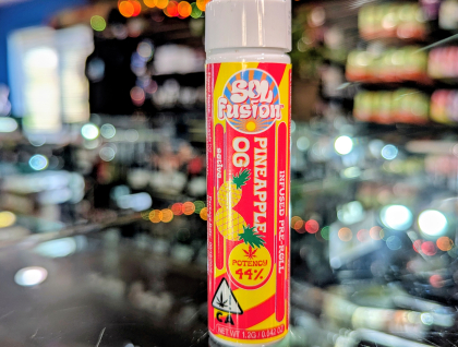 Sol Fusion Pineapple OG 1.2g (infused)  Preroll