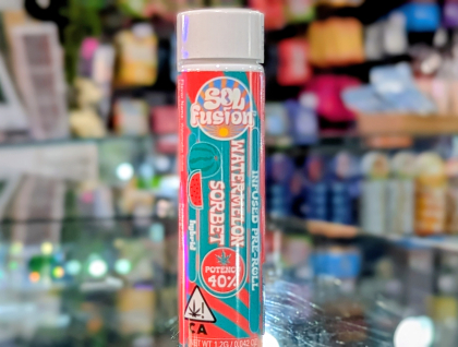 Sol Fusion Watermelon Sorbet 1.2g (infused) Preroll