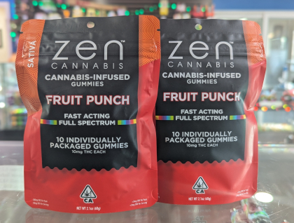 ZEN Fruit Punch (Sativa)100mg Edibles