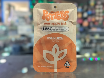 Potters Sour Apple Jack 1.25g Live Resin AIO