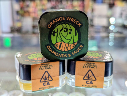 Greenline Orange Wreck 1g Diamonds and sauce | Kure Wellness
