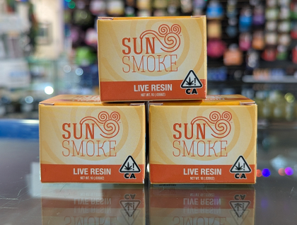 SunSmoke Watermelon Dream Cake Live Resin Diamond 1g Concentrate