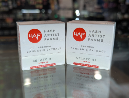 Hash Artist Farms Gelato 41 1g Concentrate