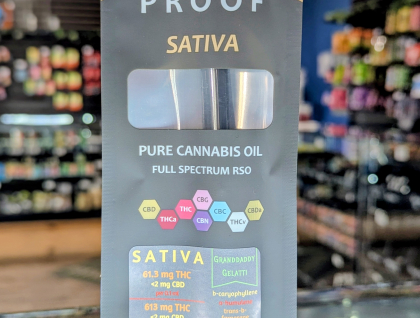 Proof Sativa RSO syringe
