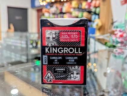 Kingroll JR 4PK Cannalope AK x Cannalope Kush 0.75g Preroll