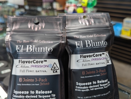El Blunto FlavorCore 1.8g Chiron Passion 3pk Hash Infused Preroll
