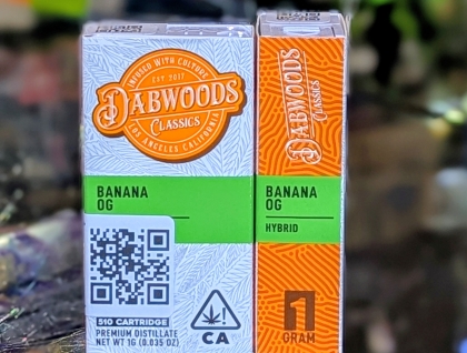 DabWoods Banana OG 1g Cartridge