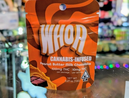 WHOA Peanut Butter Milk Chocolate Bite 100mg Edibles