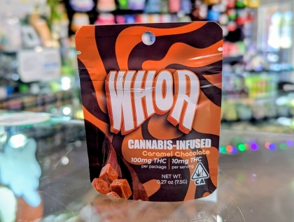 WHOA Caramel Chocolate Bite 100mg Edibles