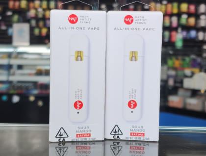 Hash Artist Farms Sour Mango 1g All In One Cartridge