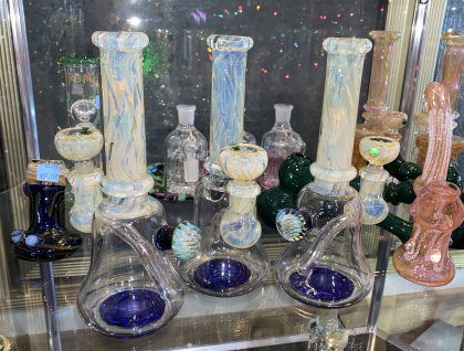 Silver Fumed Flower Pendant Rig