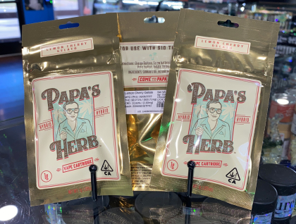 Papa's Herb Lemon Cherry Gelato 1g Cartridge