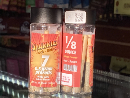 Sparkiez Jack Sativa .5g Preroll 7pk