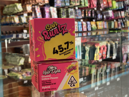 Hard Eighth Sour Runtz 3.5g Infused Pre-Ground Flower