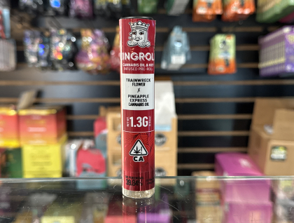 Kingroll Trainwreck x Pineapple Express 1.3g Infused Preroll