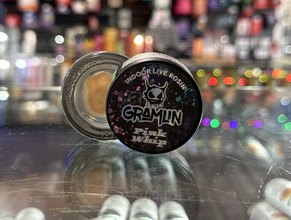 Gramlin Pink Whip (indoor live rosin) 1g Concentrate