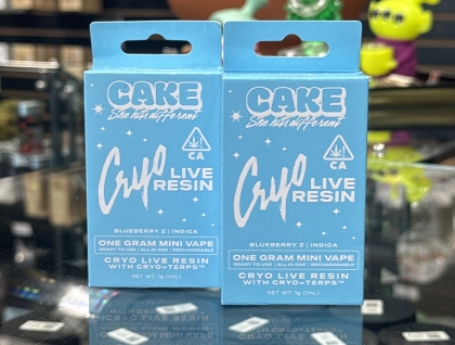 Cake Cryo Mini Live Resin Blueberry Z 1g All in One